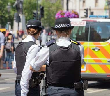 Female police officers in London